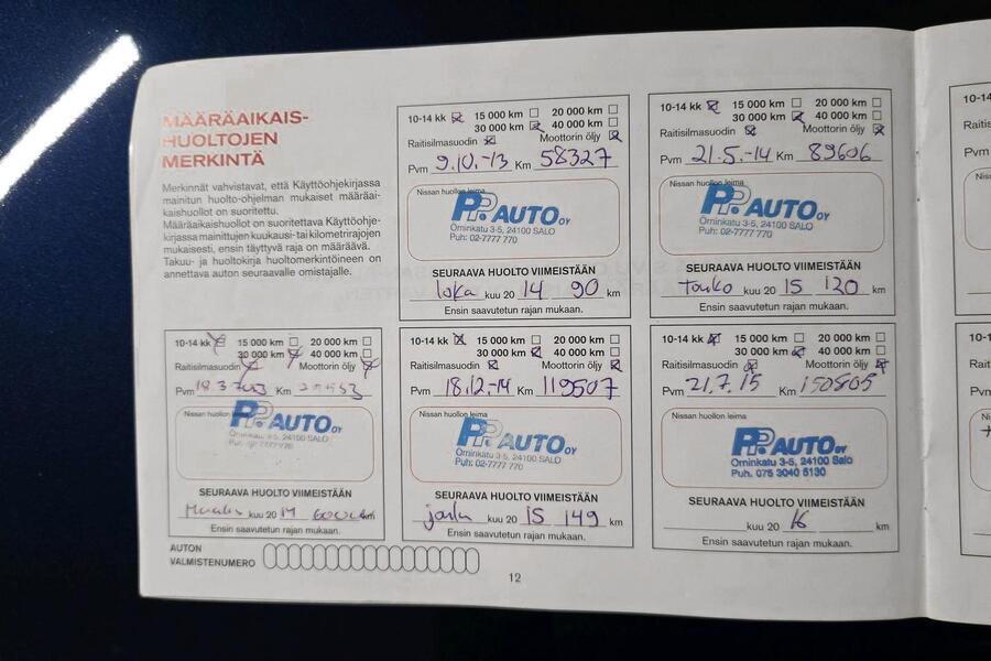 Nissan NOTE vaihtoauto