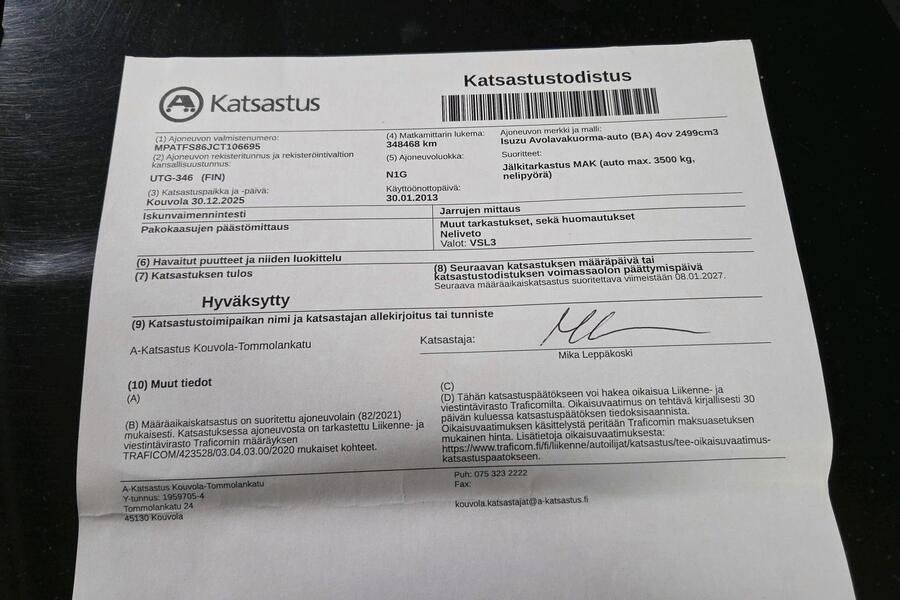 Isuzu D-Max vaihtoauto