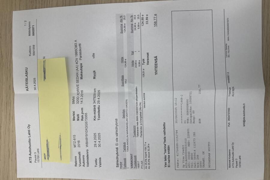 BMW 3-sarja vaihtoauto