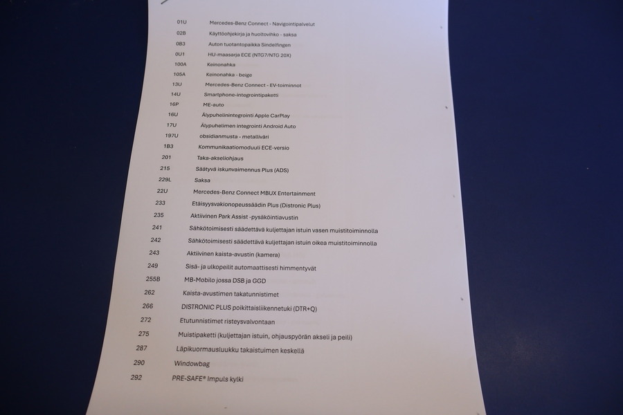 Mercedes-Benz EQS vaihtoauto