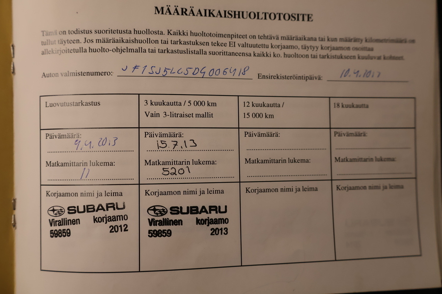 Subaru Forester vaihtoauto