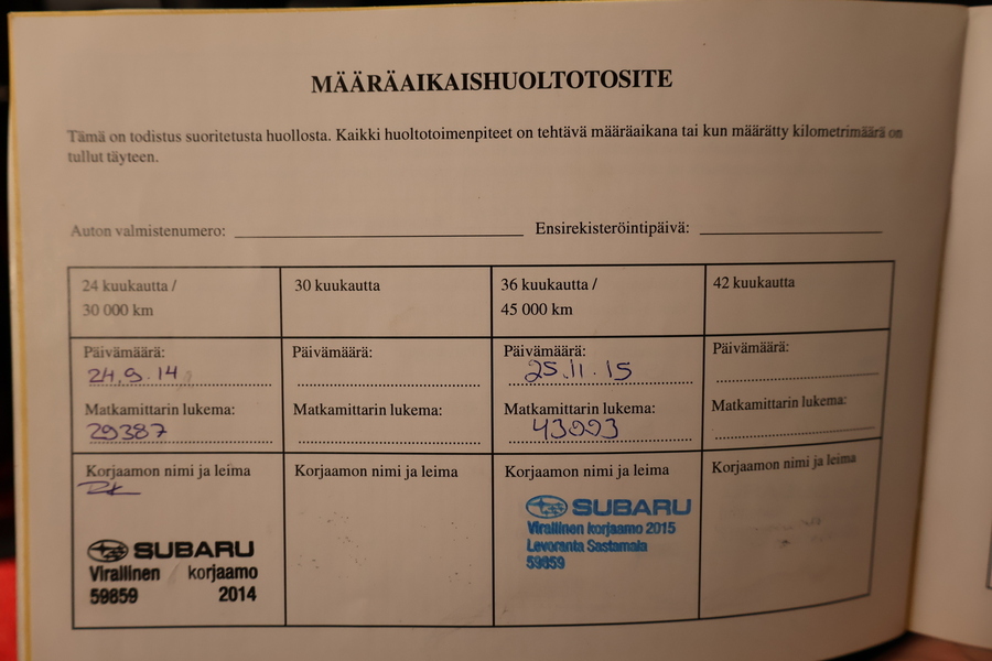 Subaru Forester vaihtoauto