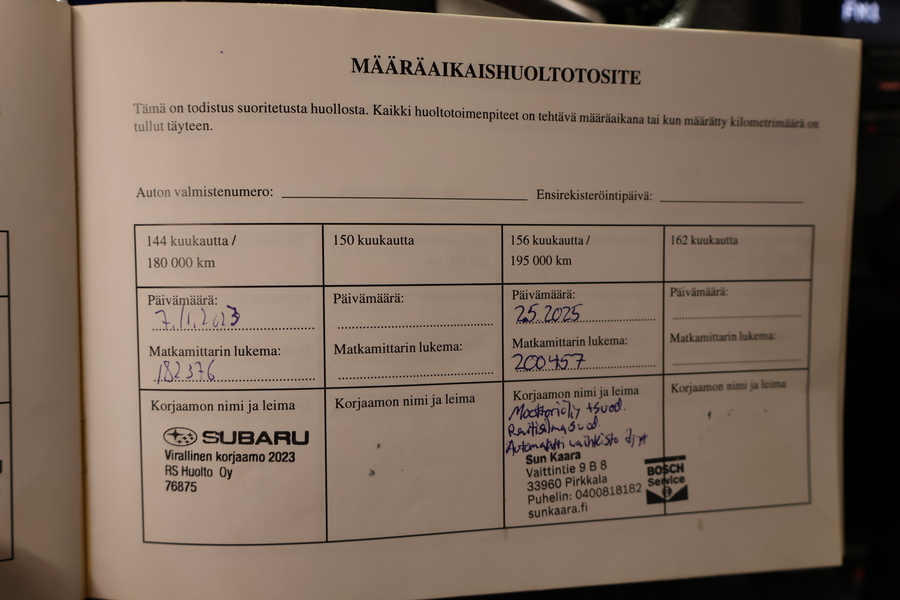 Subaru Forester vaihtoauto