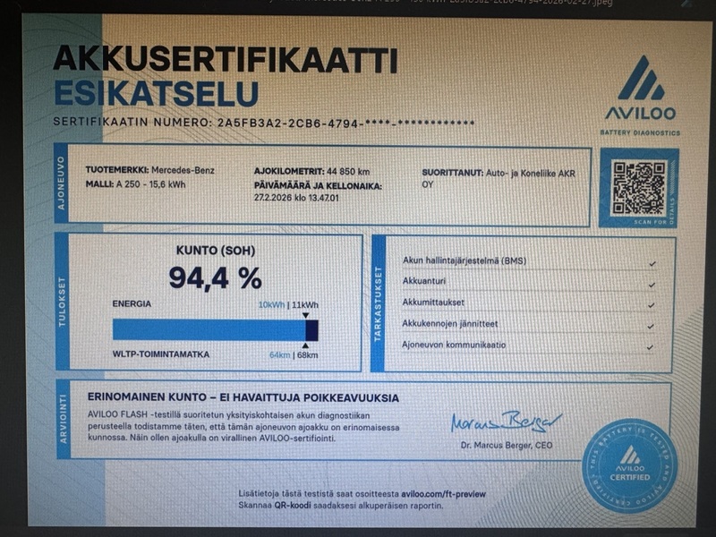 Mercedes-Benz A vaihtoauto