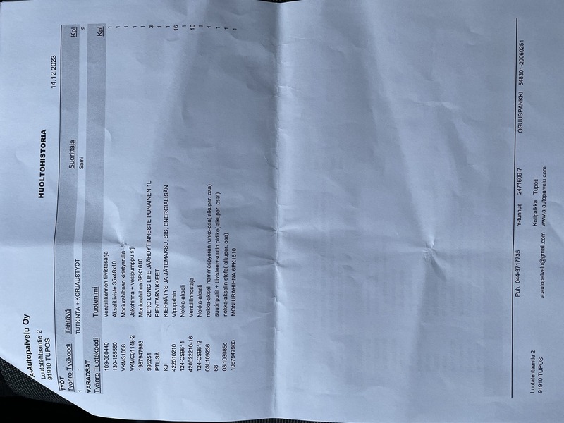 Volkswagen Crafter vaihtoauto