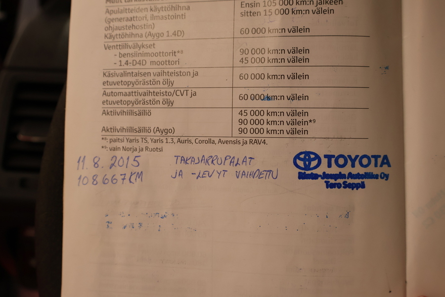 Toyota Corolla vaihtoauto