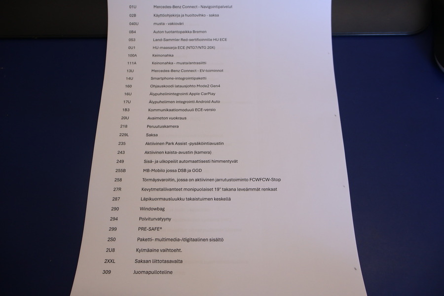 Mercedes-Benz EQE vaihtoauto