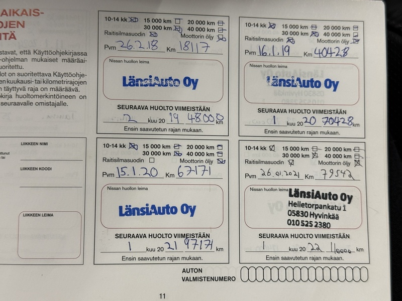 Nissan Qashqai vaihtoauto