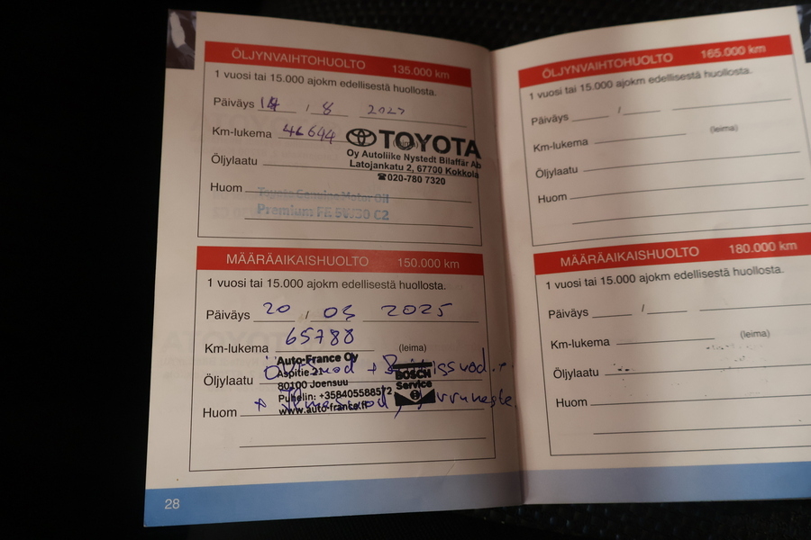 Toyota Avensis vaihtoauto