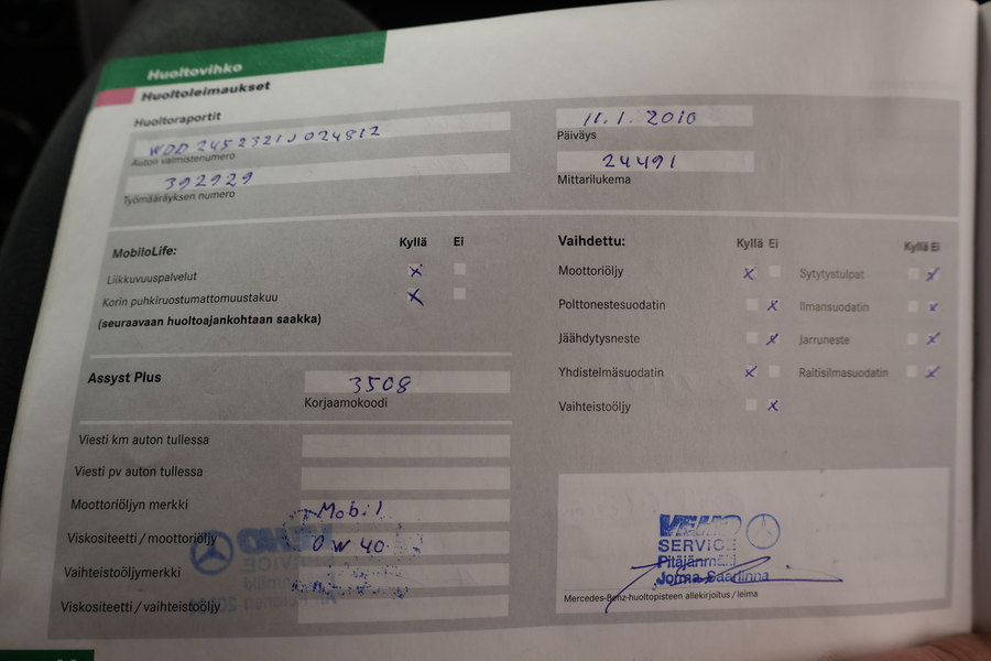 Mercedes-Benz B vaihtoauto