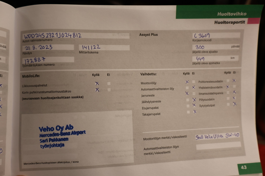 Mercedes-Benz B vaihtoauto