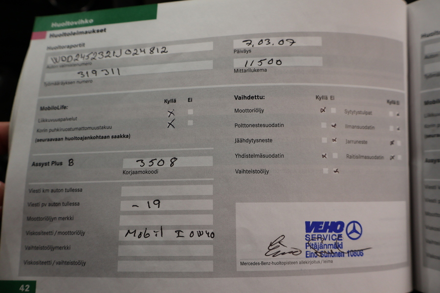 Mercedes-Benz B vaihtoauto