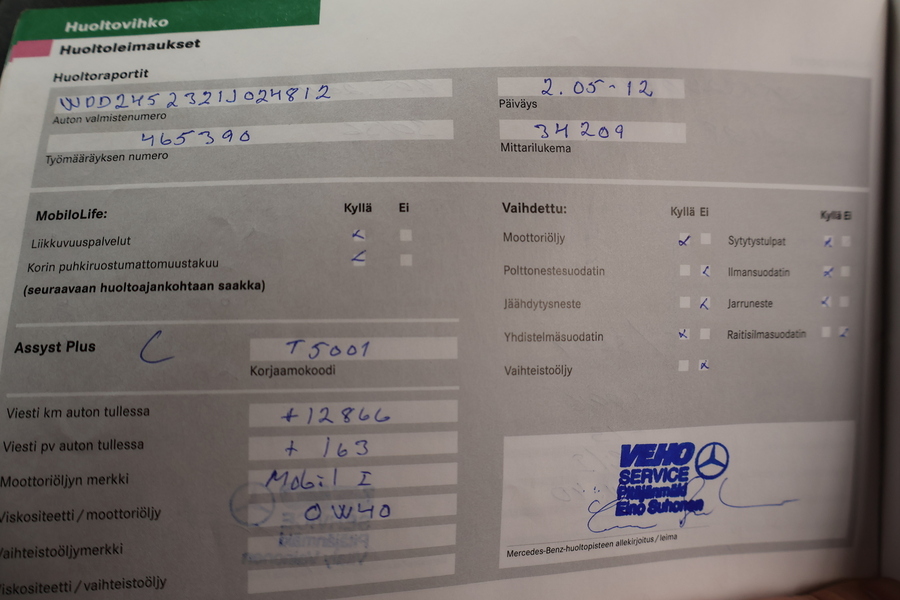 Mercedes-Benz B vaihtoauto