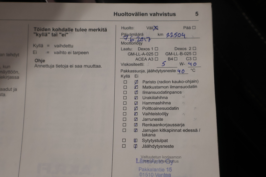 Opel Insignia vaihtoauto