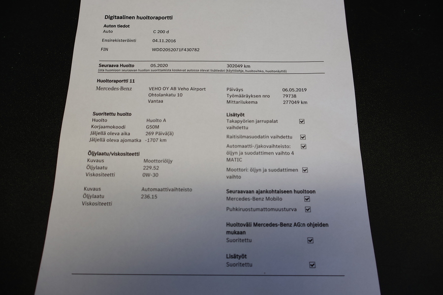 Mercedes-Benz C vaihtoauto