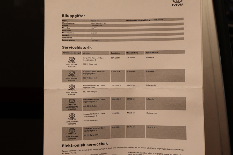 Toyota Land Cruiser vaihtoauto