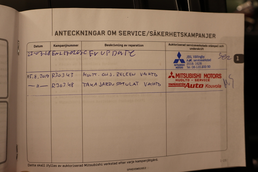 Mitsubishi Outlander PHEV vaihtoauto