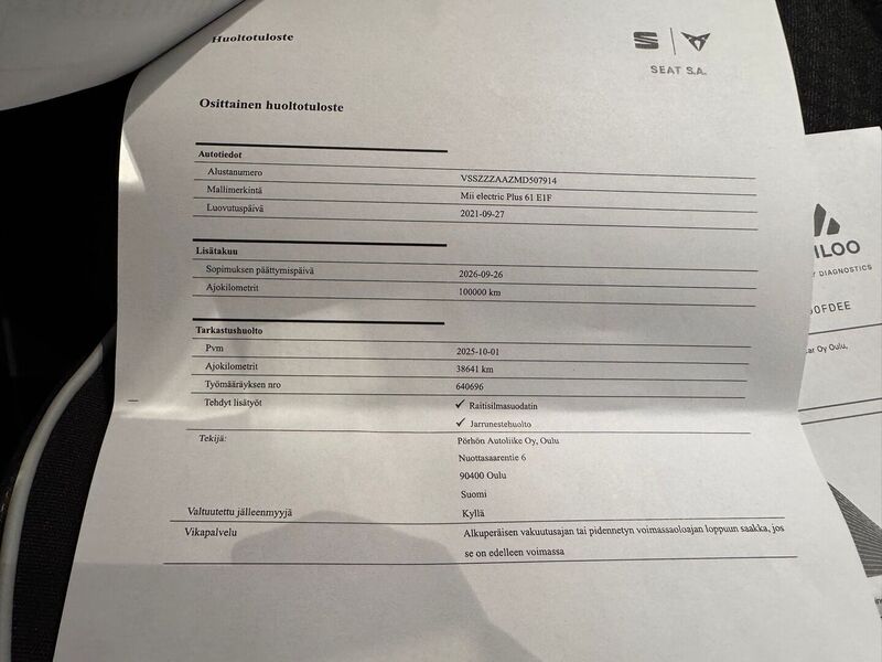 SEAT Mii electric vaihtoauto