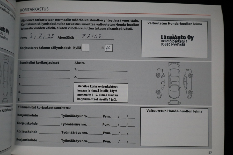 Honda Civic vaihtoauto