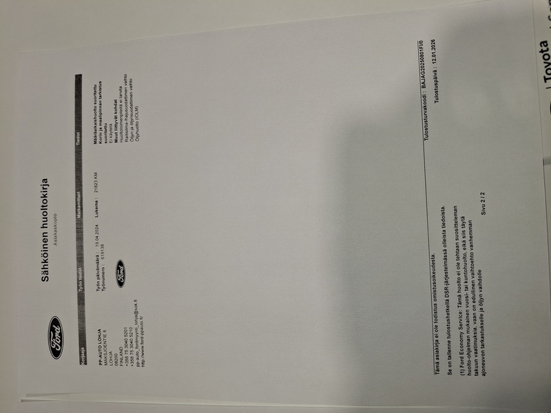 Ford Transit Custom vaihtoauto