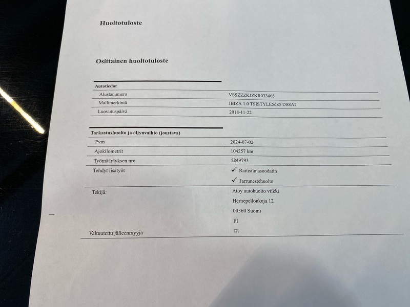 SEAT Ibiza vaihtoauto