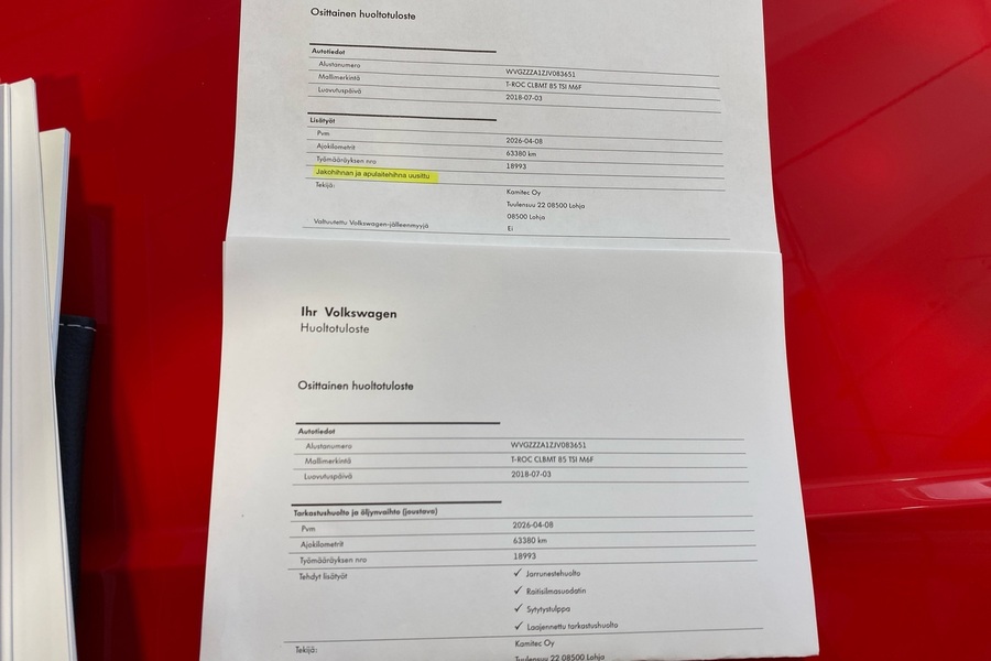 Volkswagen T-Roc vaihtoauto