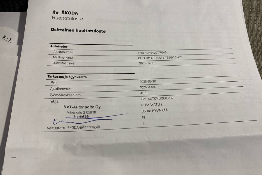 Skoda Octavia vaihtoauto