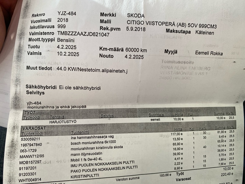 Skoda Citigo vaihtoauto