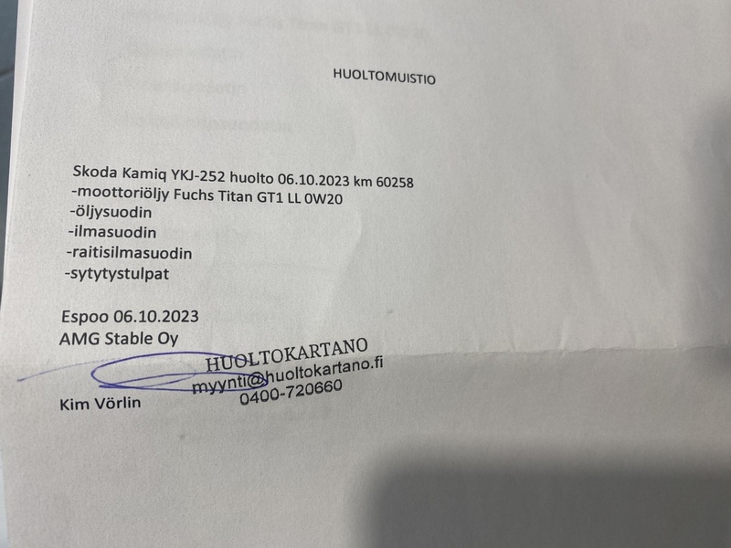 Skoda Kamiq vaihtoauto