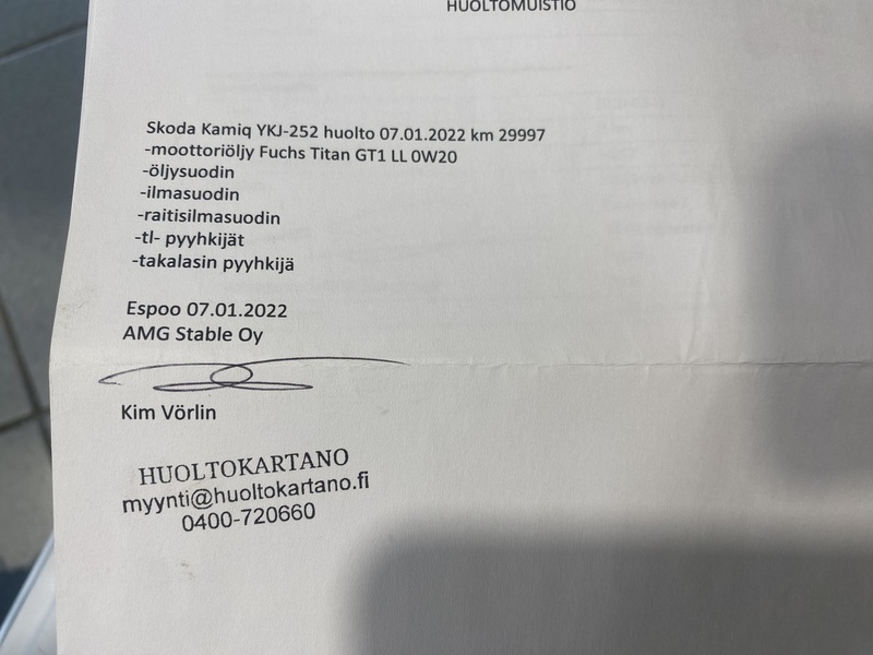 Skoda Kamiq vaihtoauto