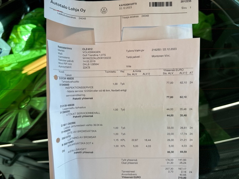 Volkswagen Golf vaihtoauto