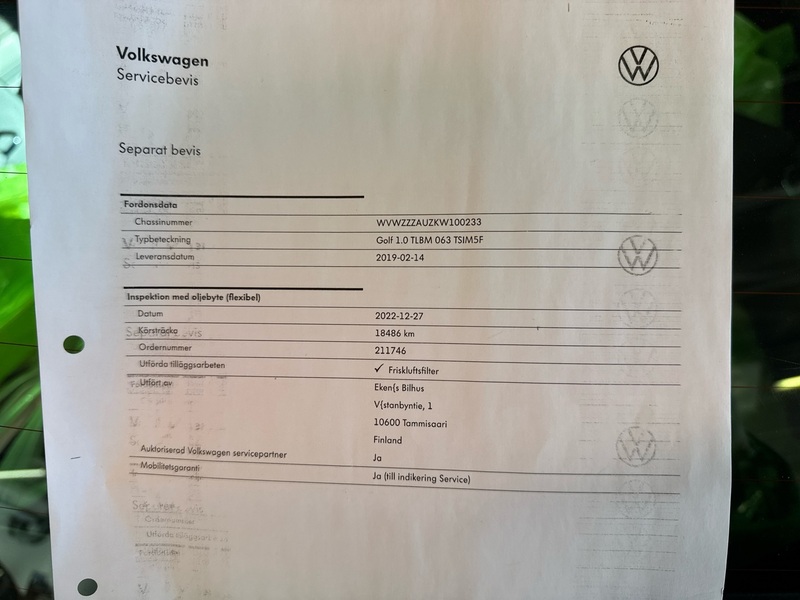 Volkswagen Golf vaihtoauto