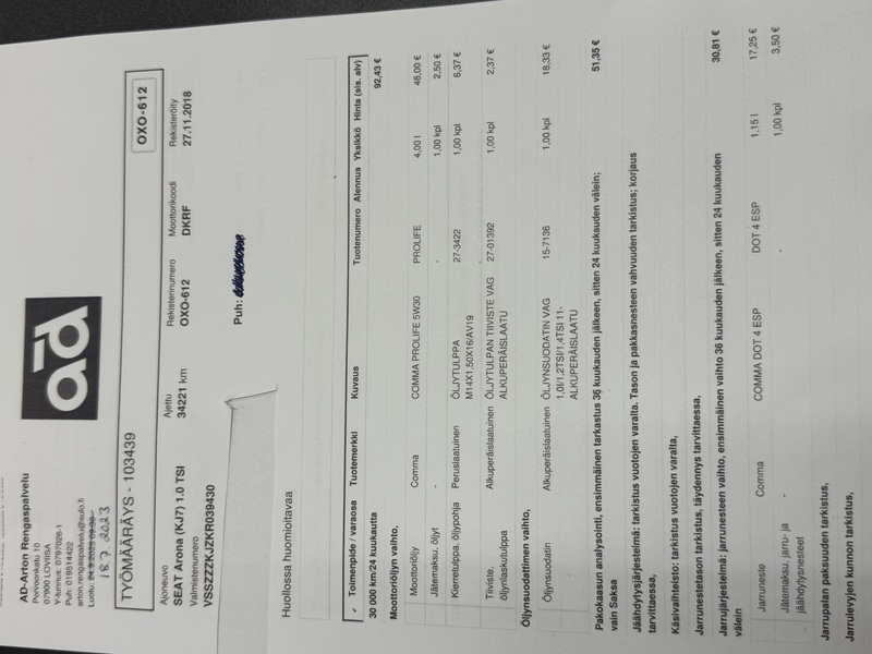 SEAT Arona vaihtoauto