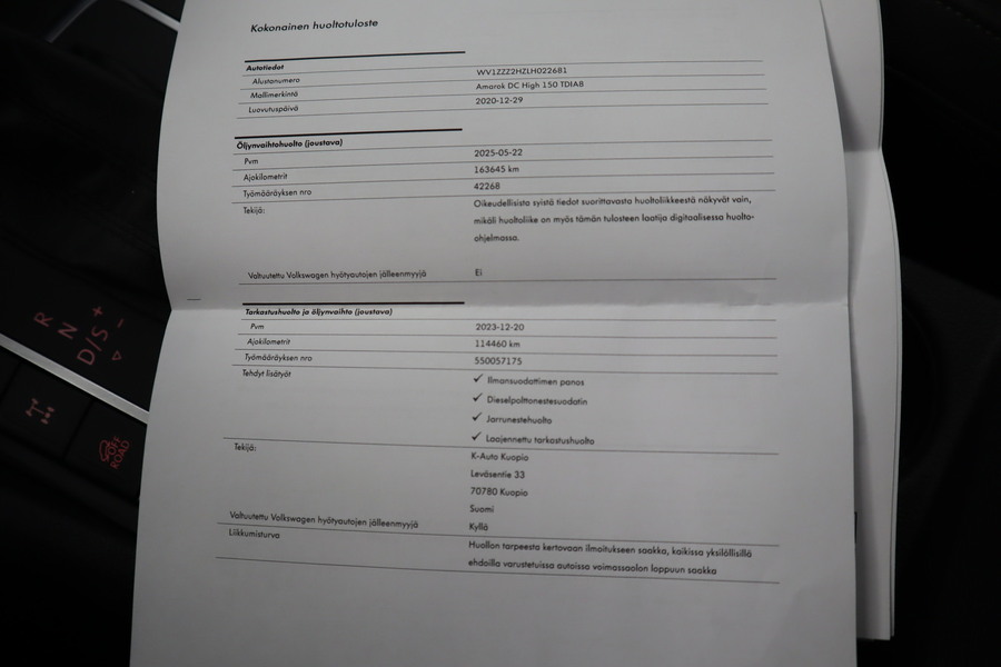 Volkswagen Amarok vaihtoauto