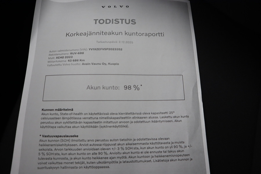 Volvo XC40 vaihtoauto