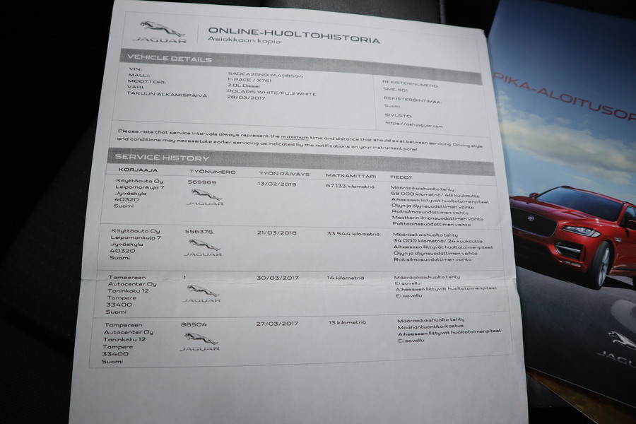 Jaguar F-PACE vaihtoauto