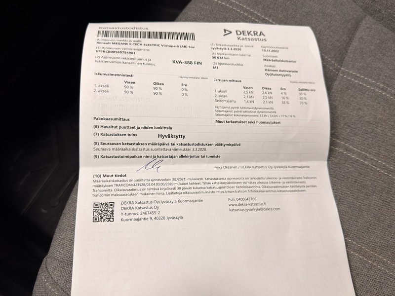 Renault Mégane vaihtoauto