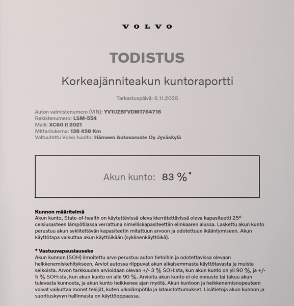 Volvo XC60 vaihtoauto