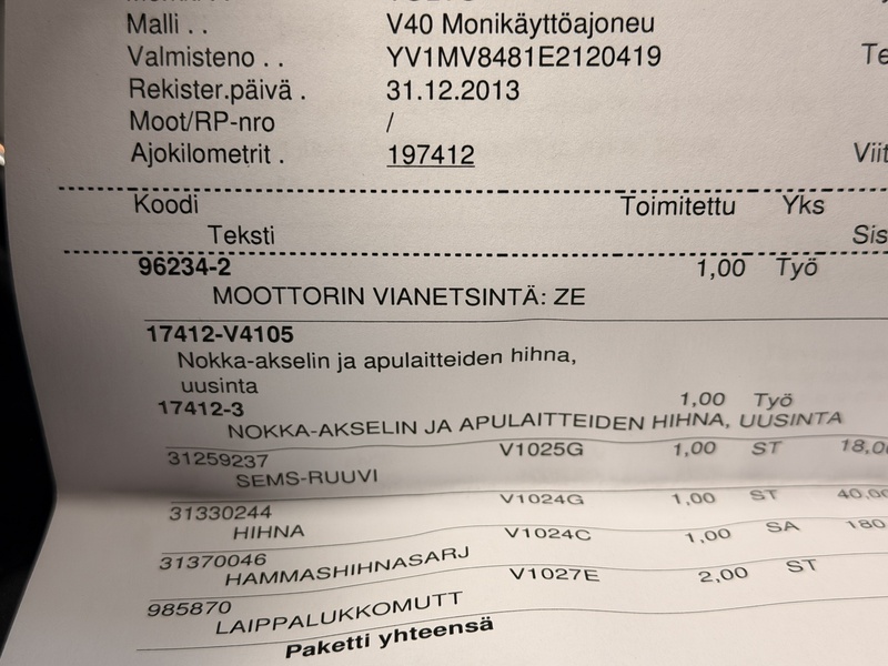 Volvo V40 vaihtoauto