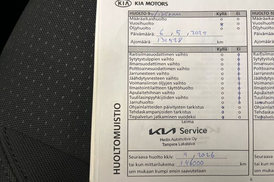 Kia Carens vaihtoauto