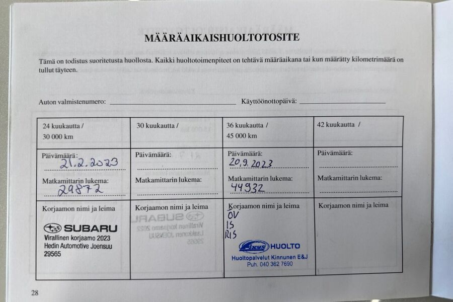 Subaru XV vaihtoauto