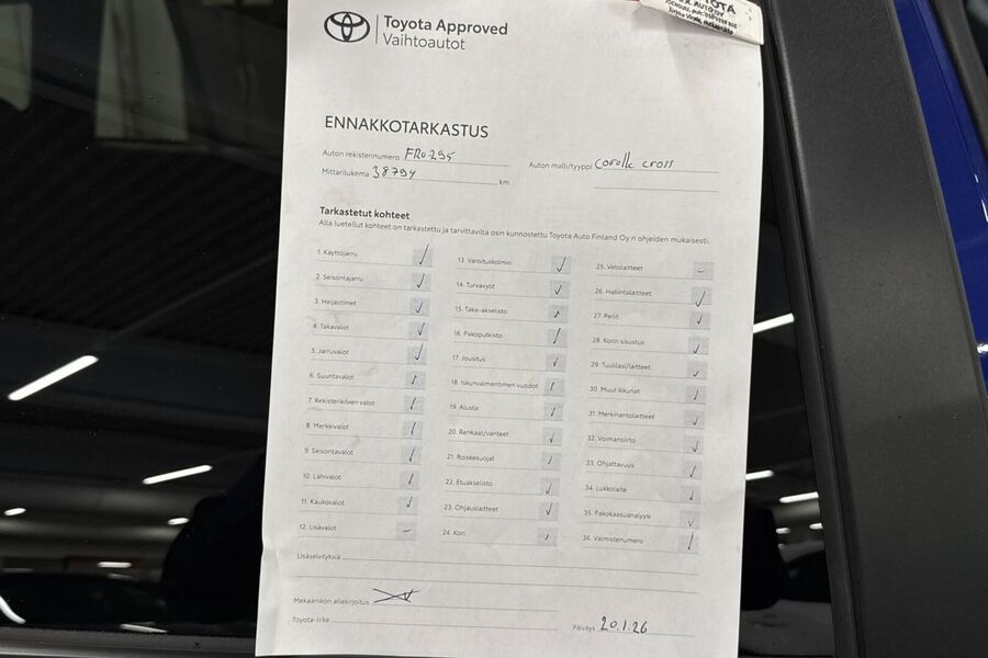 Toyota Corolla Cross vaihtoauto