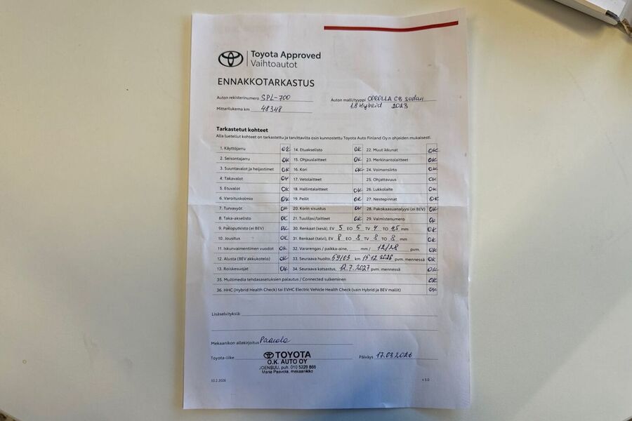 Toyota Corolla vaihtoauto