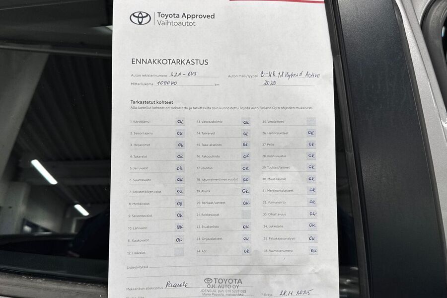 Toyota C-HR vaihtoauto