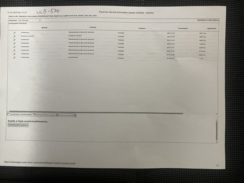 Volkswagen Passat vaihtoauto
