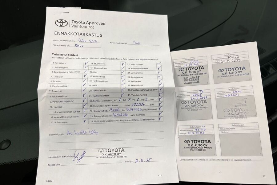 Toyota Yaris vaihtoauto