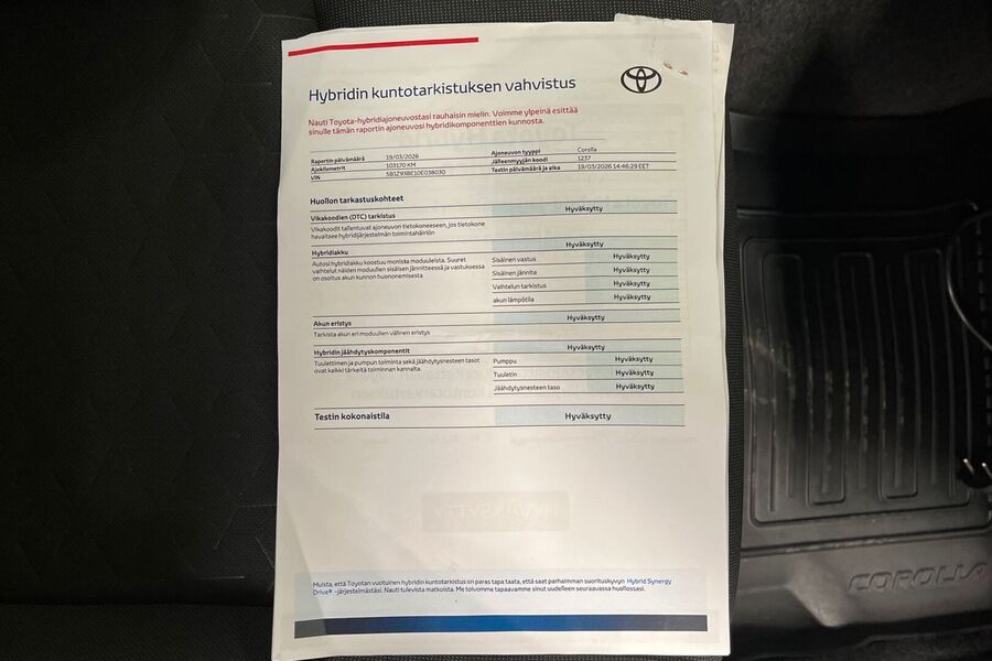 Toyota Corolla vaihtoauto