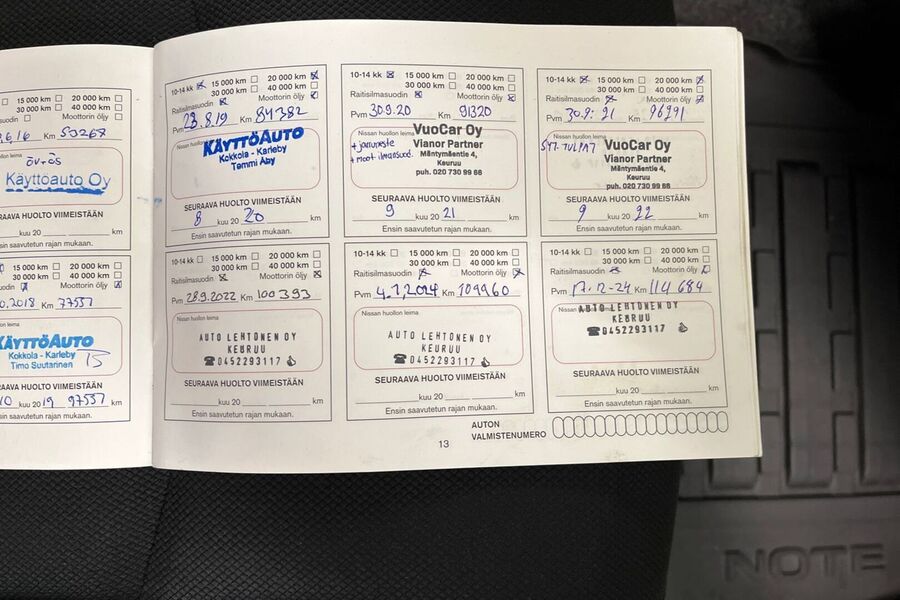 Nissan NOTE vaihtoauto