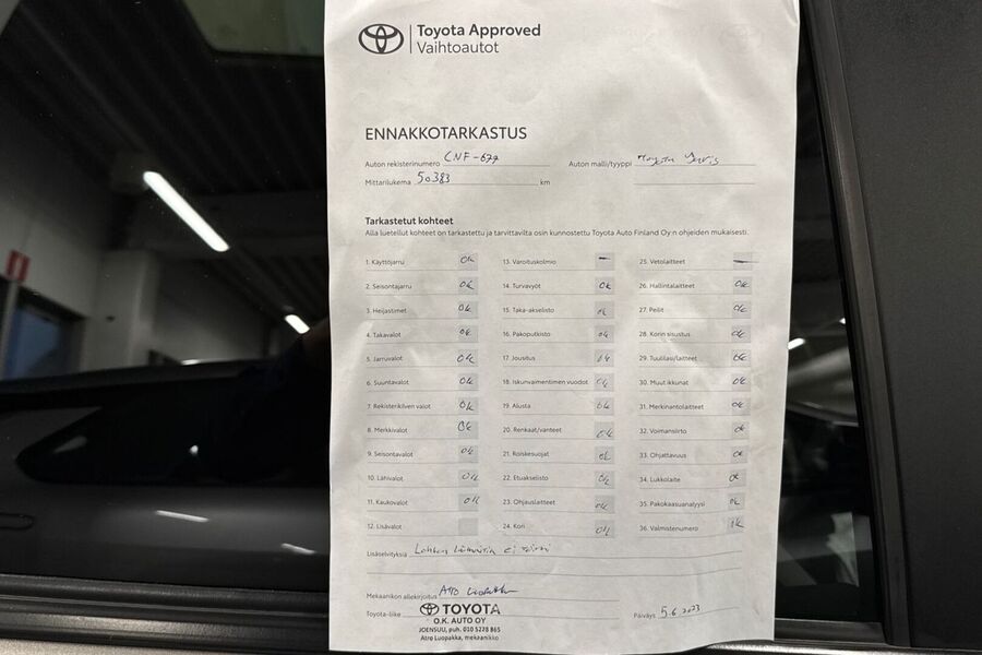 Toyota Yaris vaihtoauto