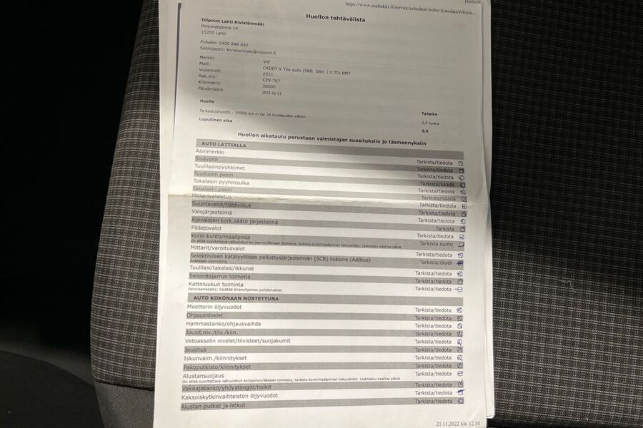 Volkswagen Caddy vaihtoauto